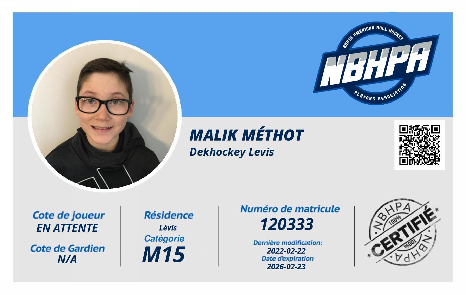 Malik Méthot 