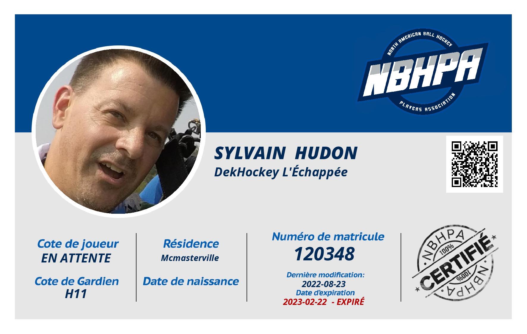Sylvain  Hudon