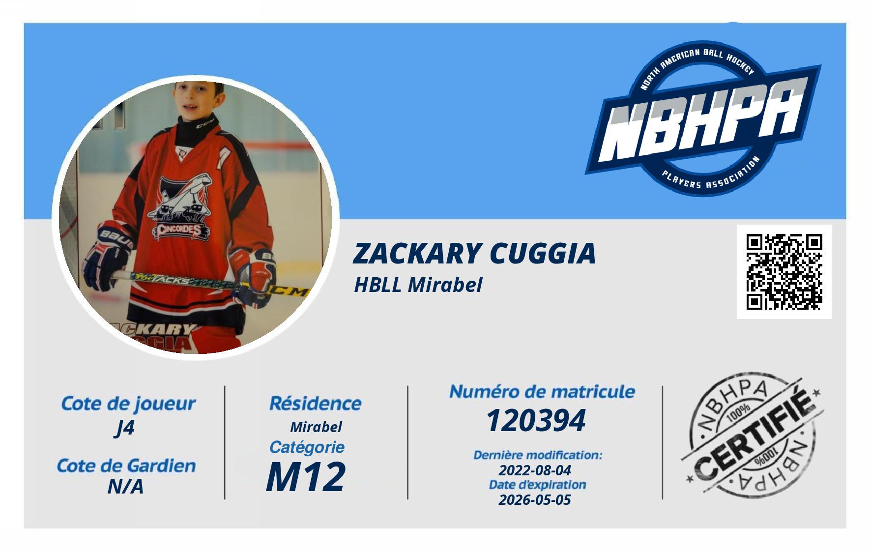 Zackary Cuggia