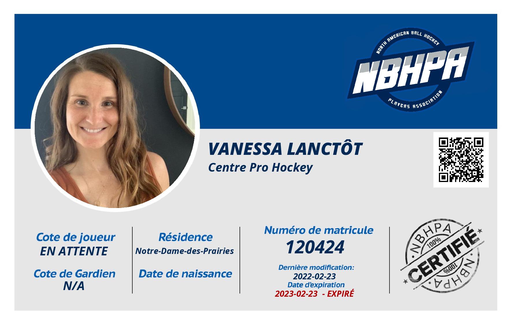 Vanessa Lanctôt