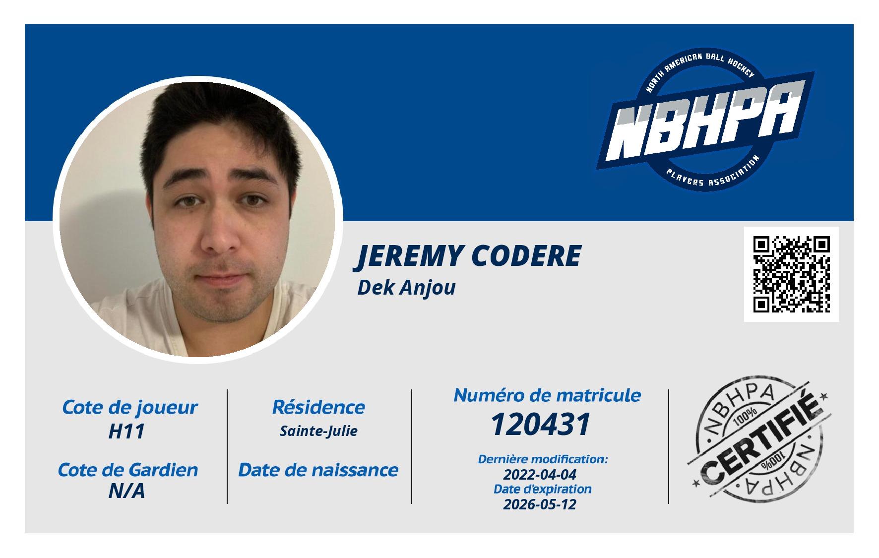 Jeremy Codere