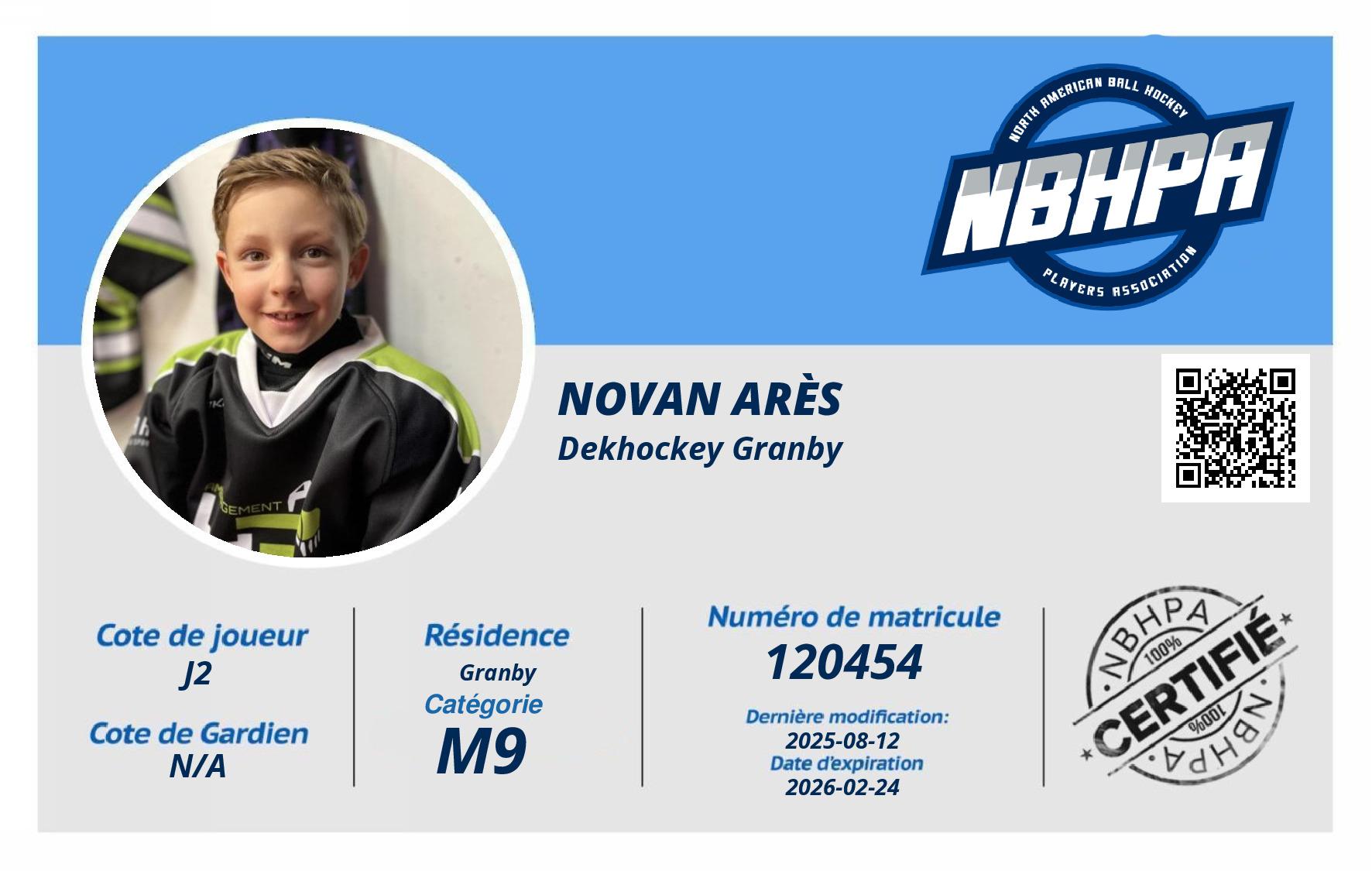 Novan Arès 