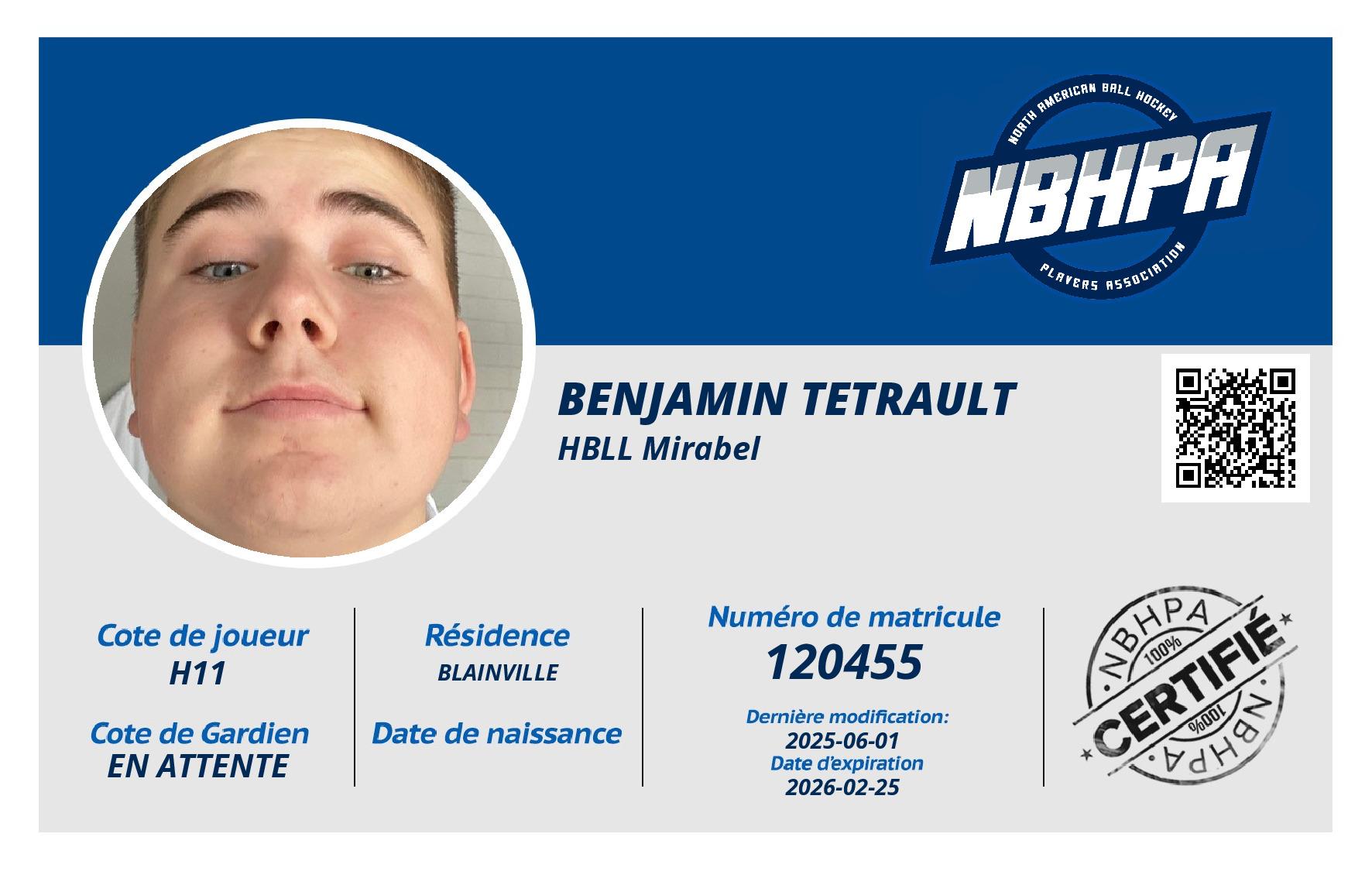 Benjamin Tetrault