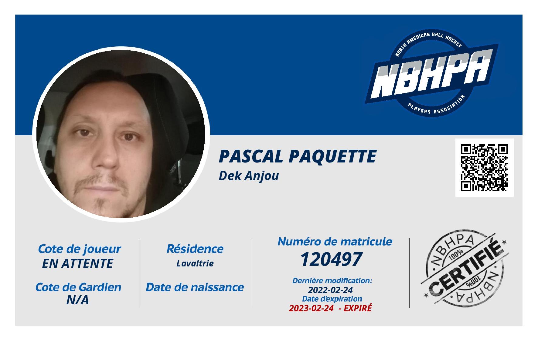 Pascal Paquette
