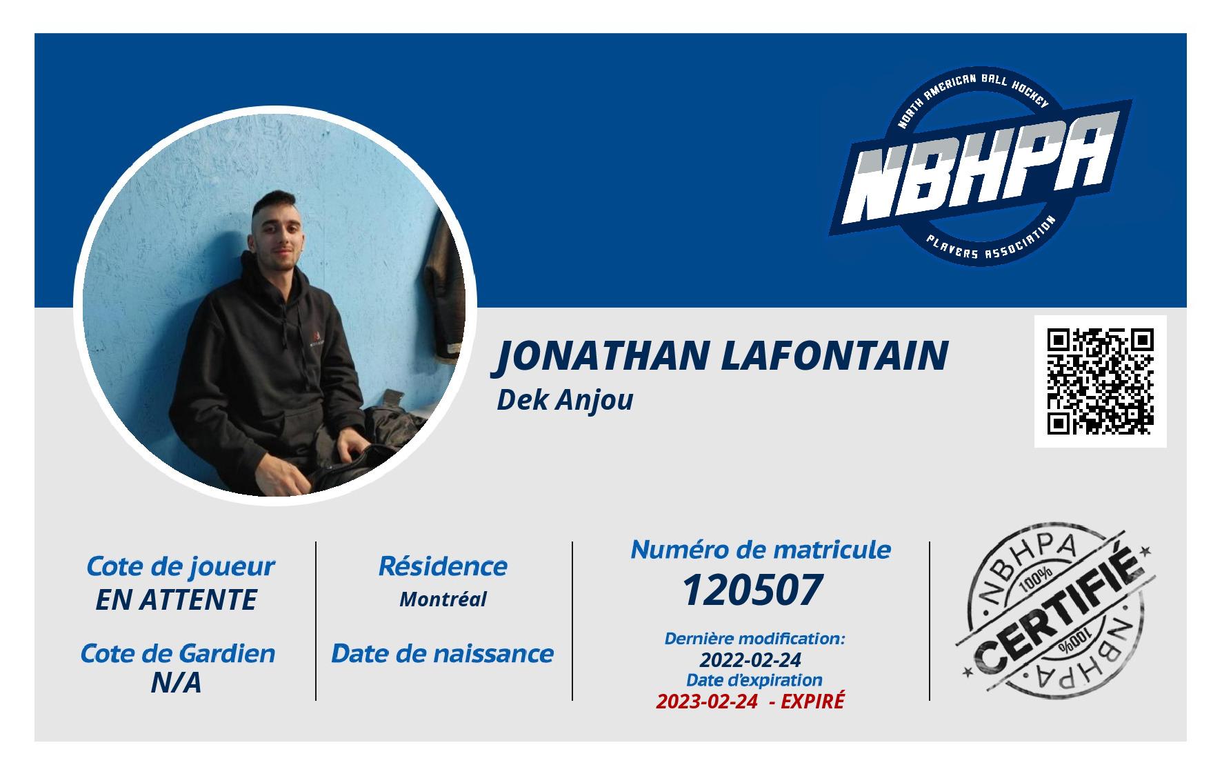 Jonathan Lafontain