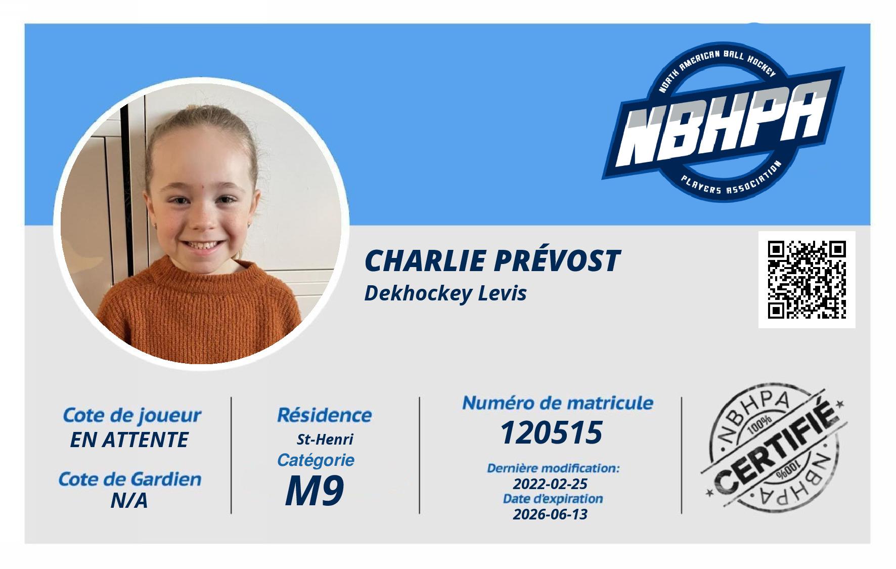 Charlie Prévost