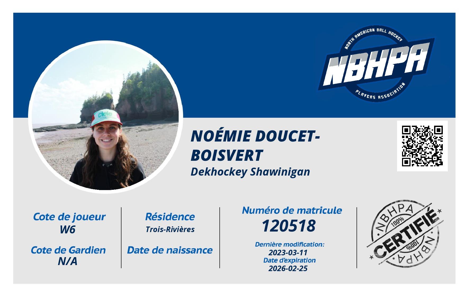 Noémie Doucet-Boisvert