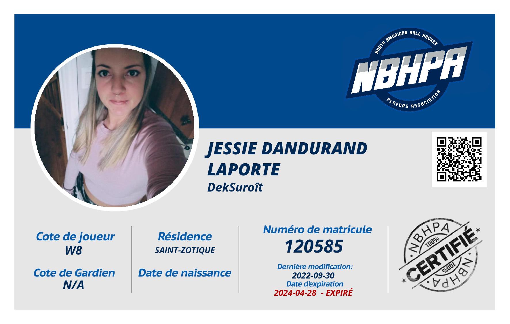 Jessie Dandurand Laporte