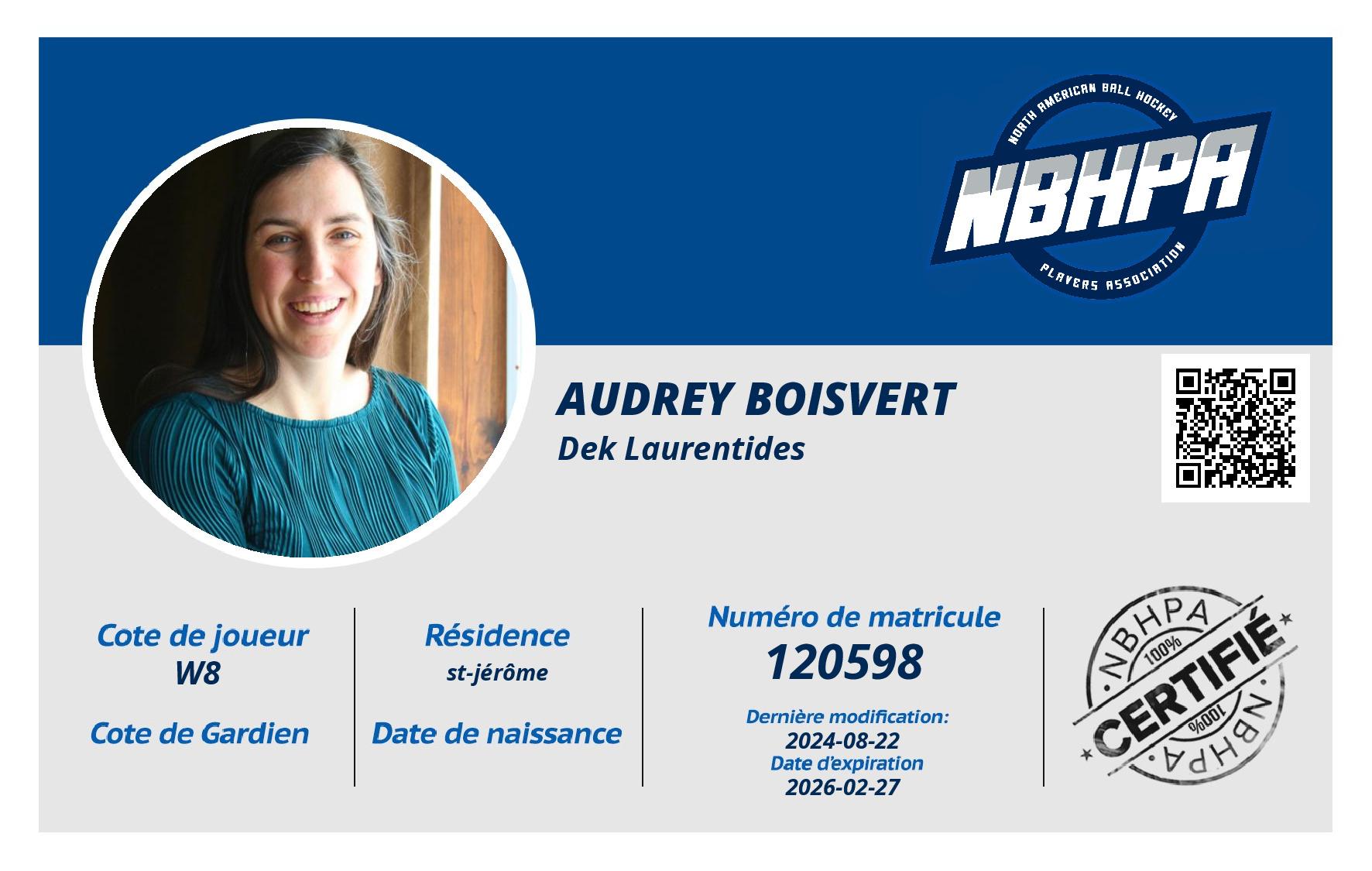 Audrey Boisvert