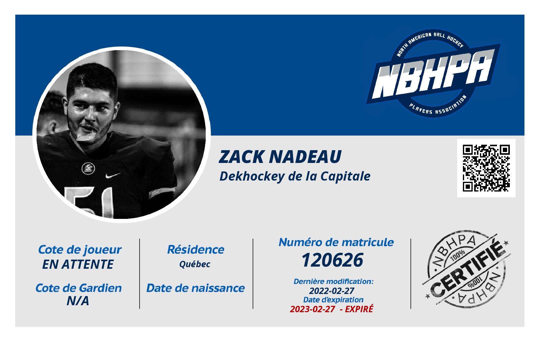 Zack Nadeau