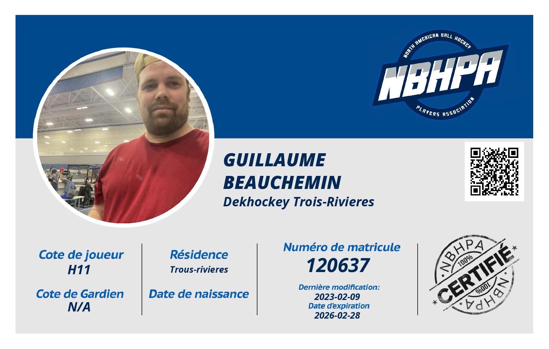 Guillaume  Beauchemin