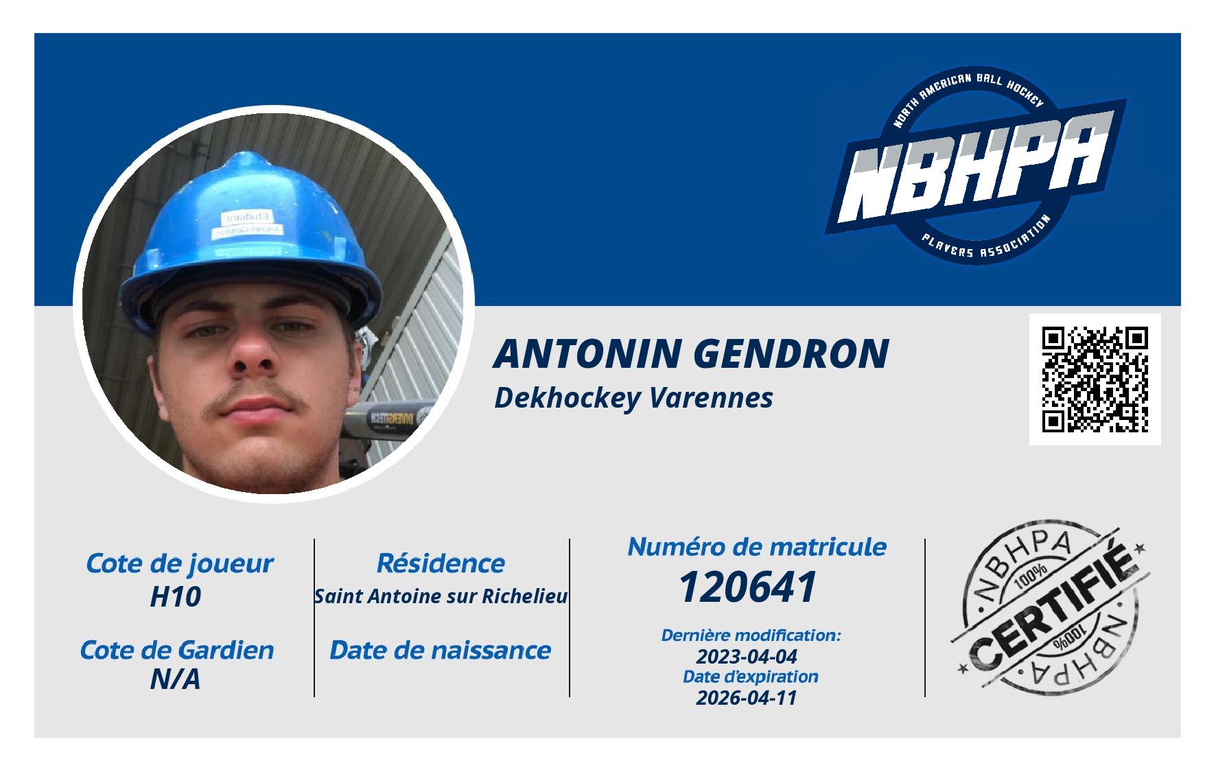 Antonin Gendron