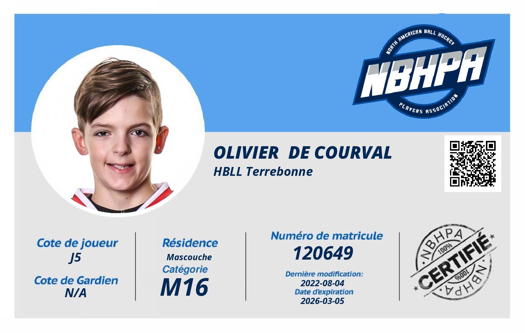 Olivier  De Courval 