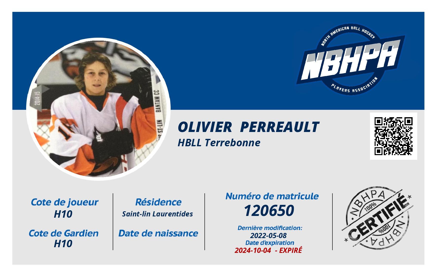 Olivier  Perreault