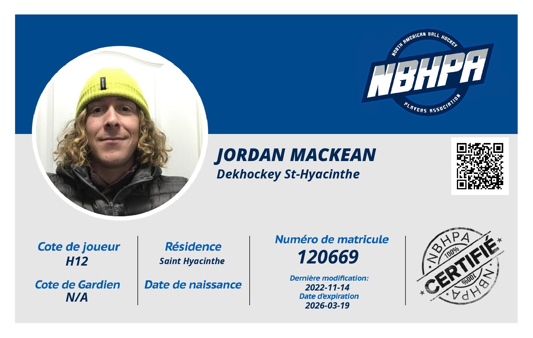 Jordan MacKean