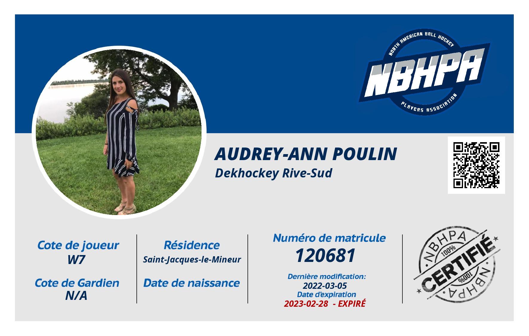 Audrey-Ann Poulin