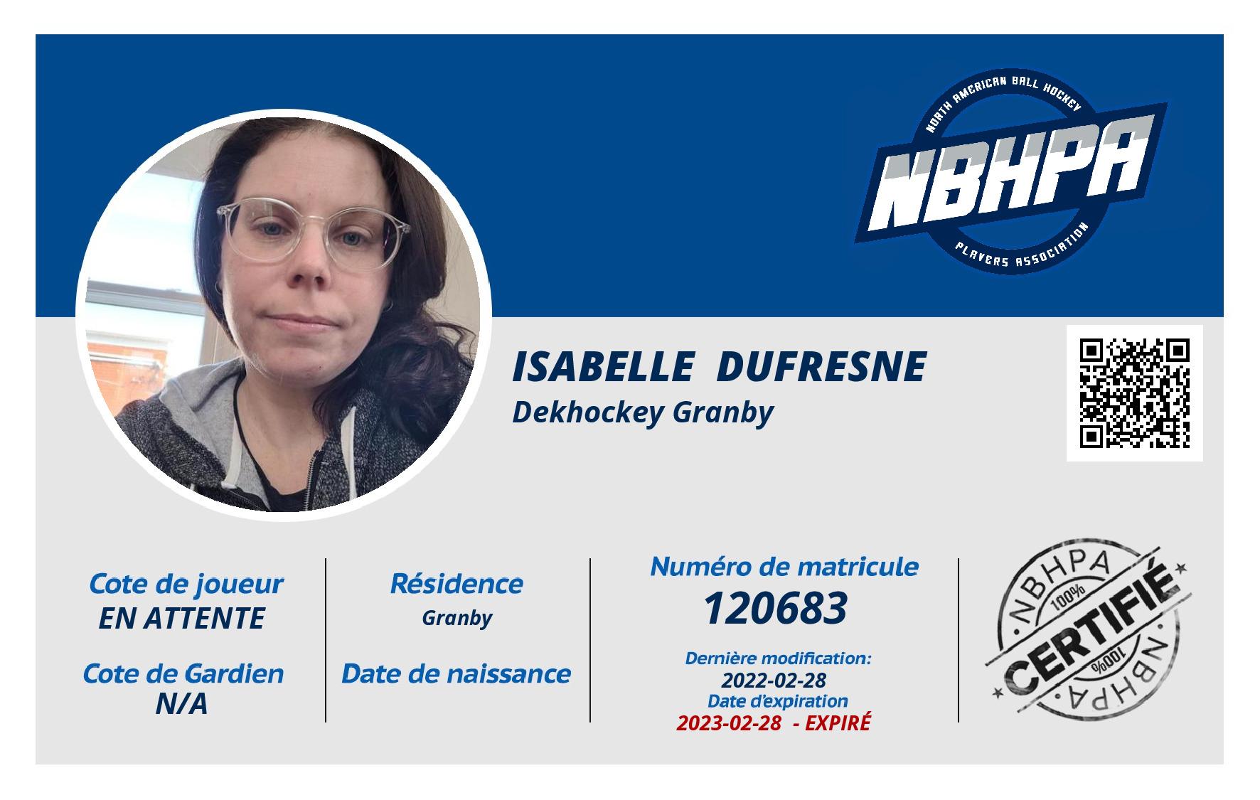 Isabelle  Dufresne