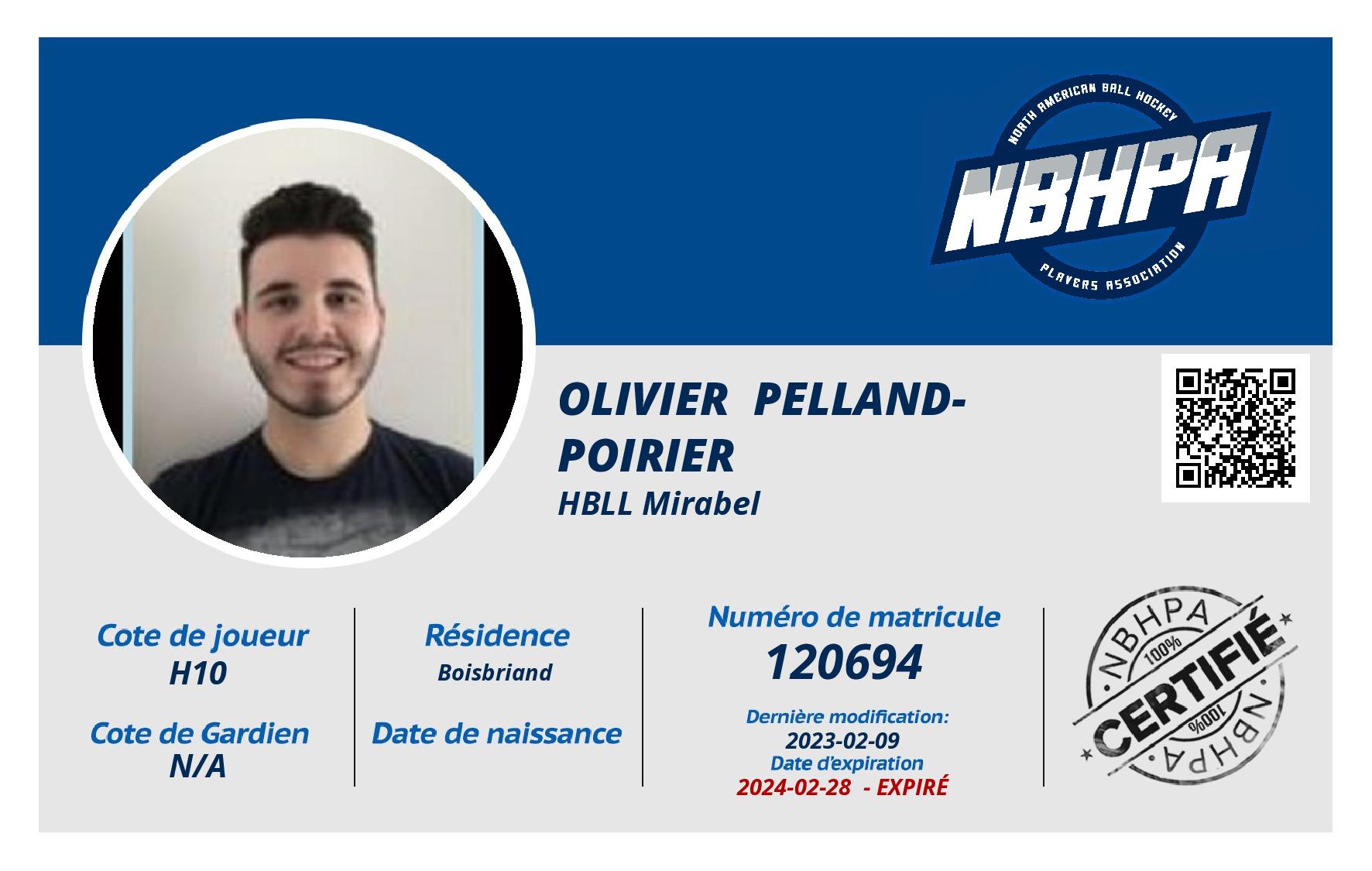 Olivier  Pelland-Poirier 