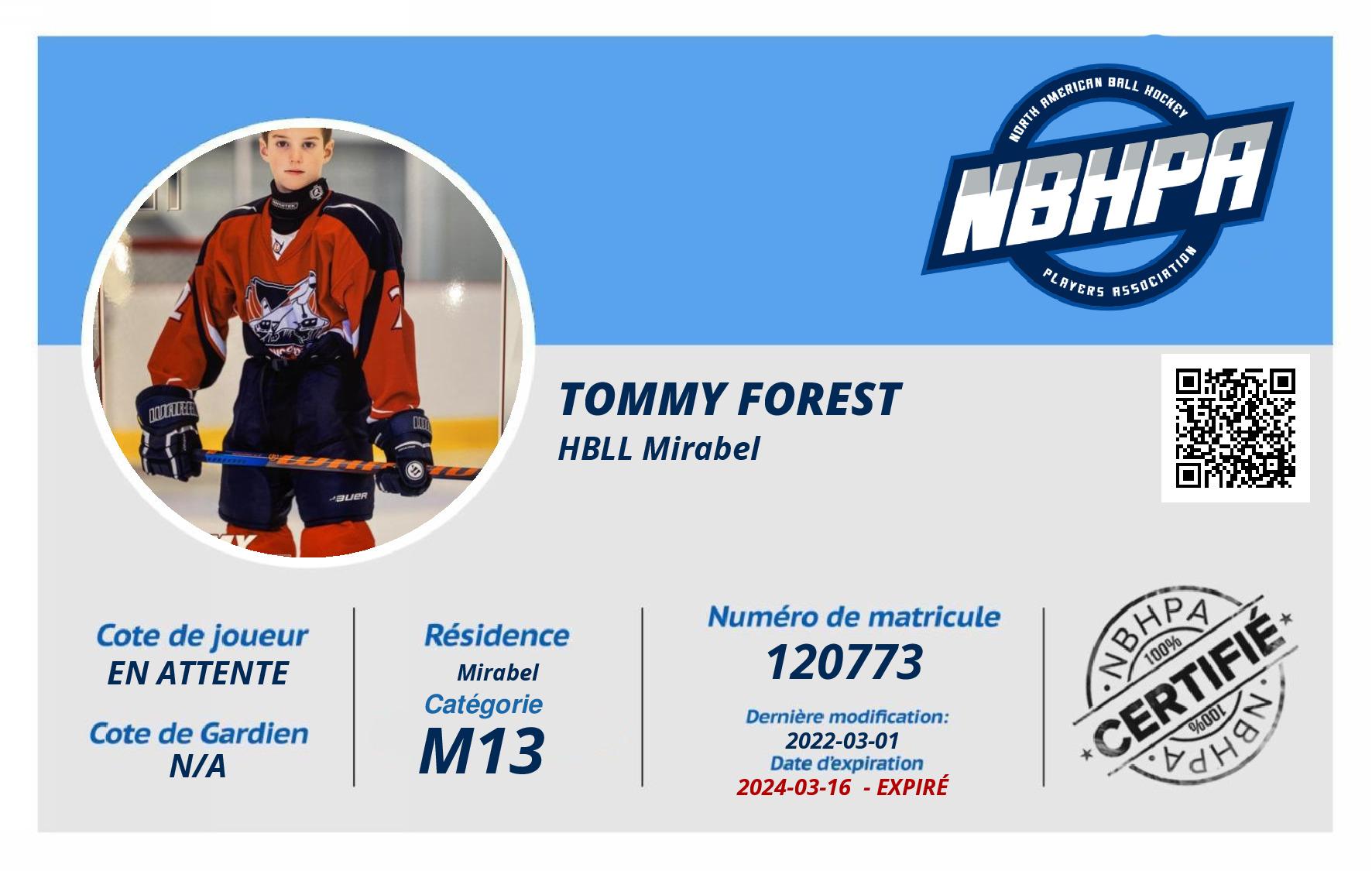Tommy Forest