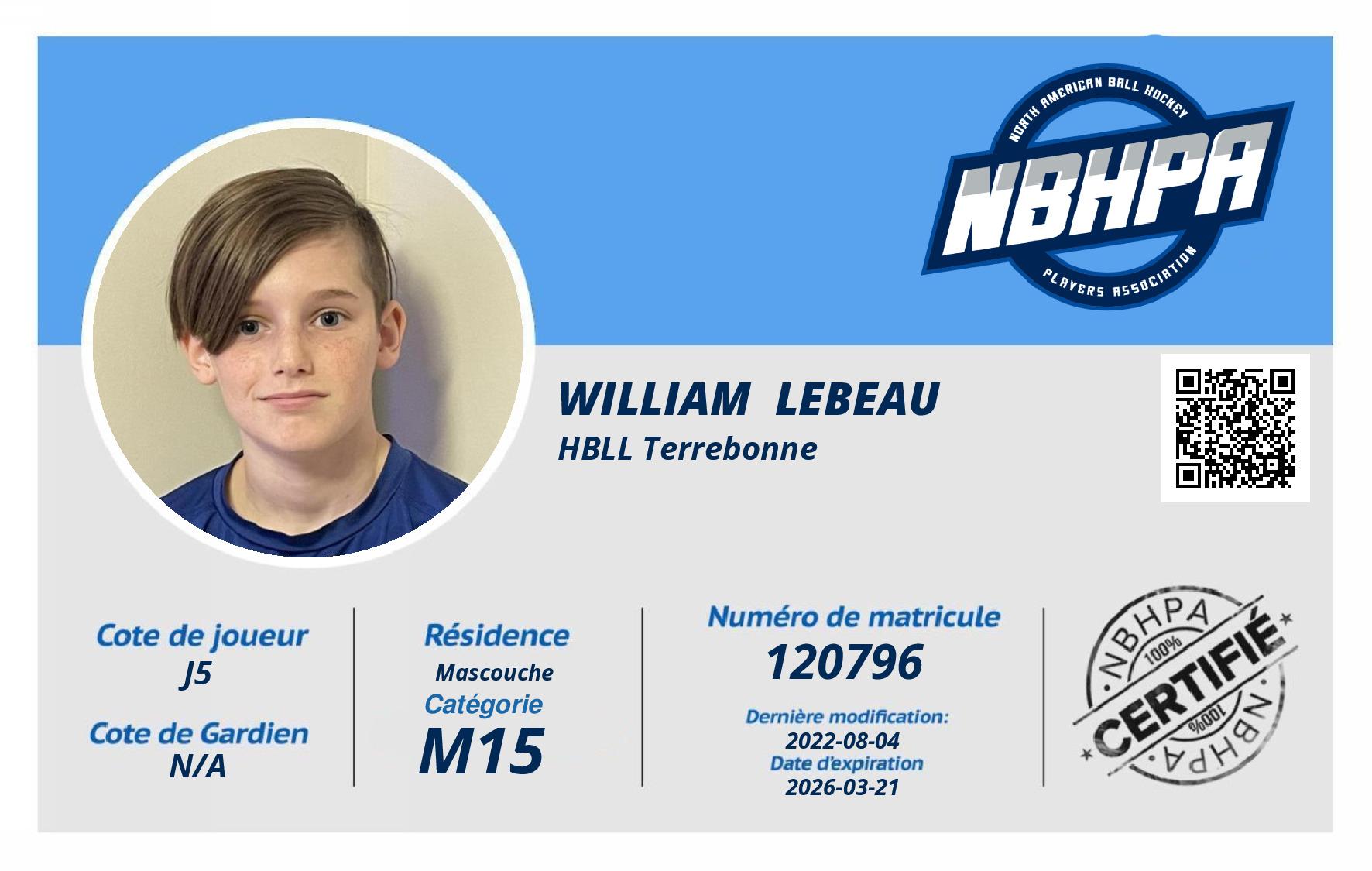 William  Lebeau 
