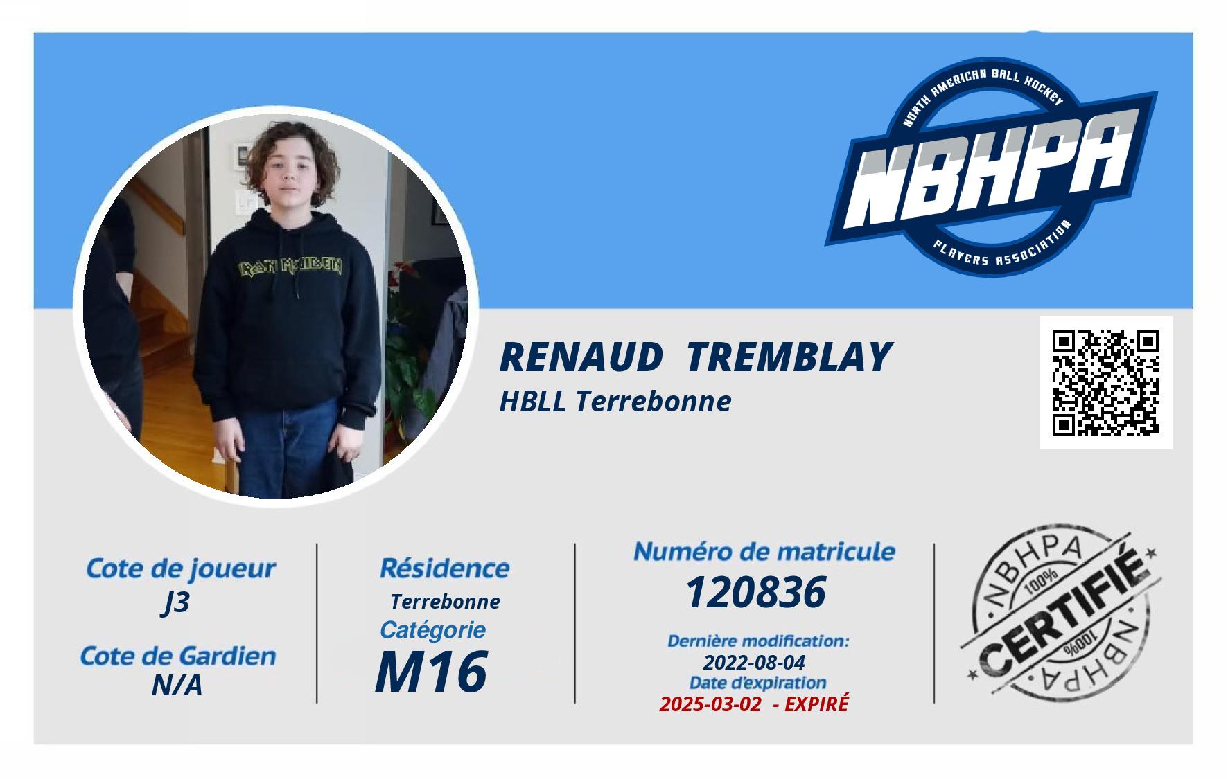 Renaud  Tremblay