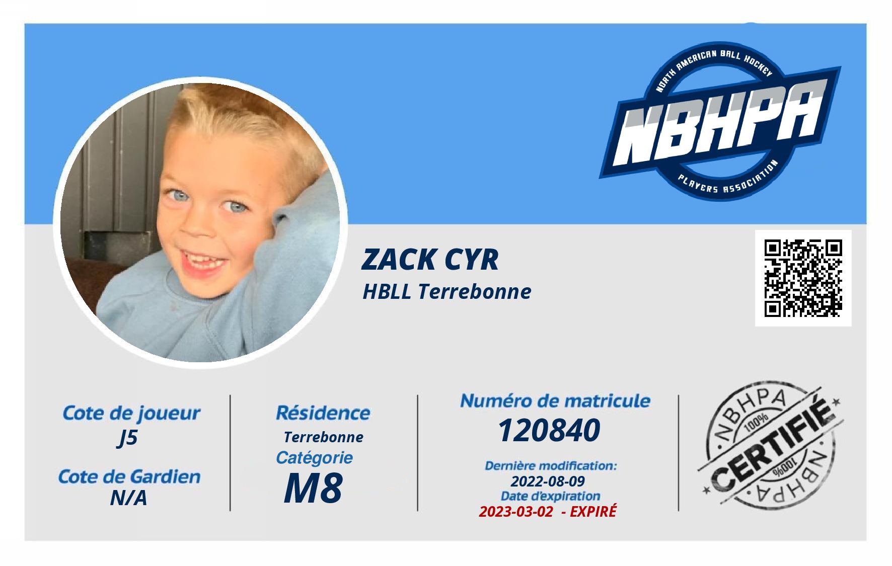 Zack Cyr