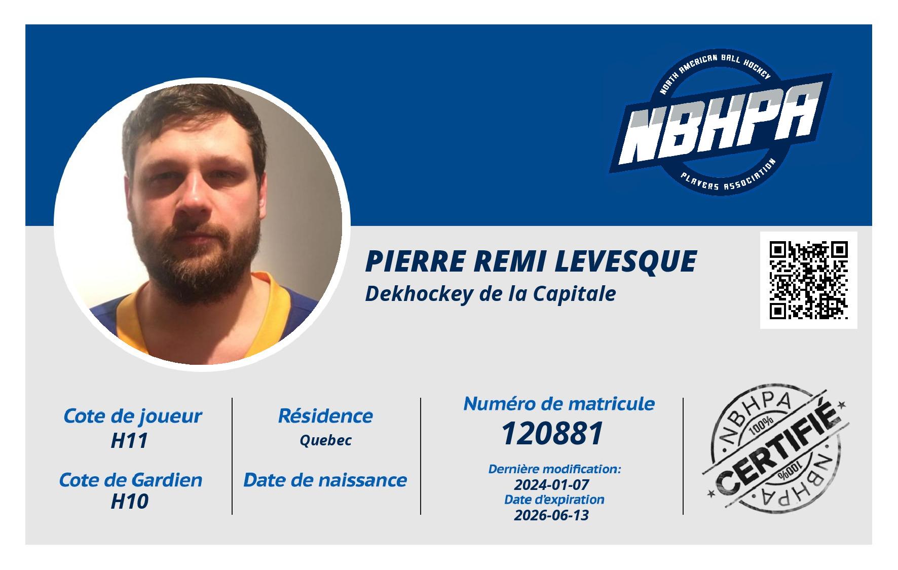 Pierre Remi Levesque