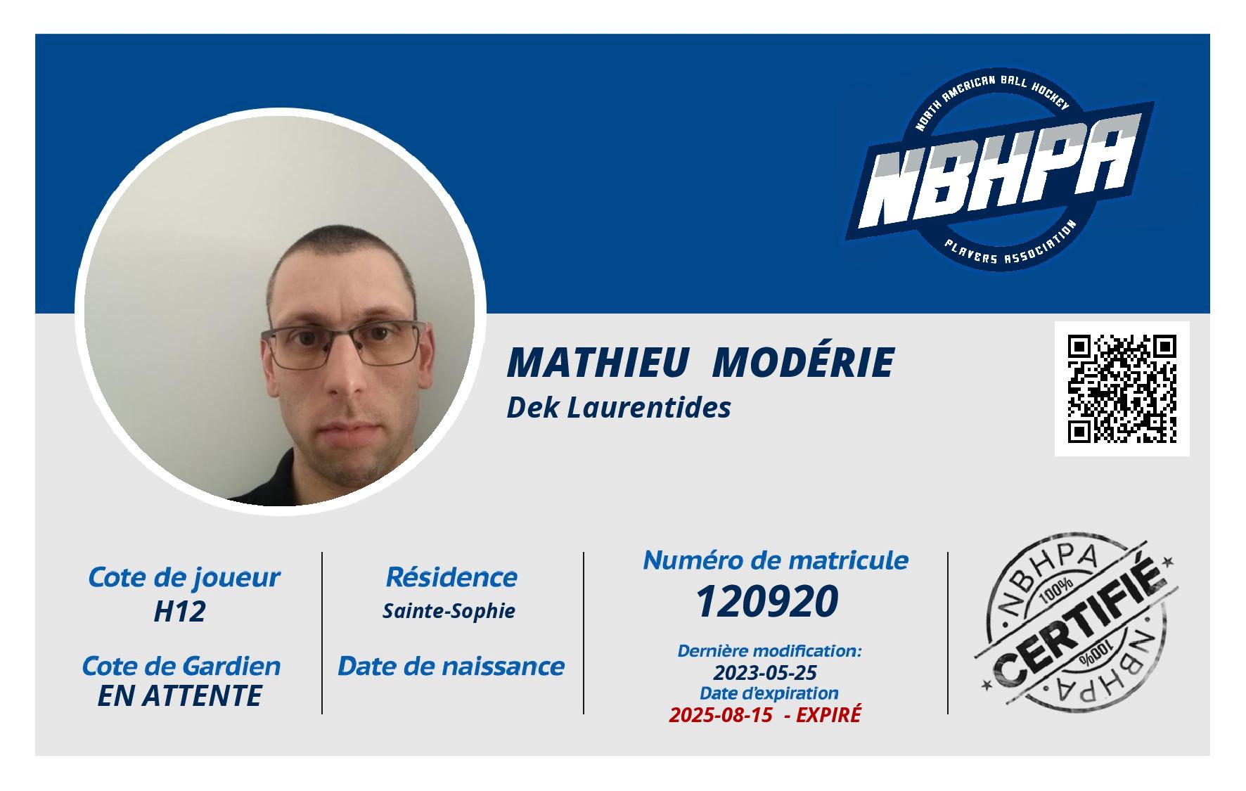 Mathieu  Modérie 