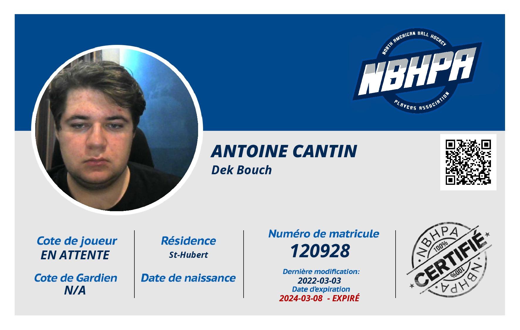 Antoine Cantin