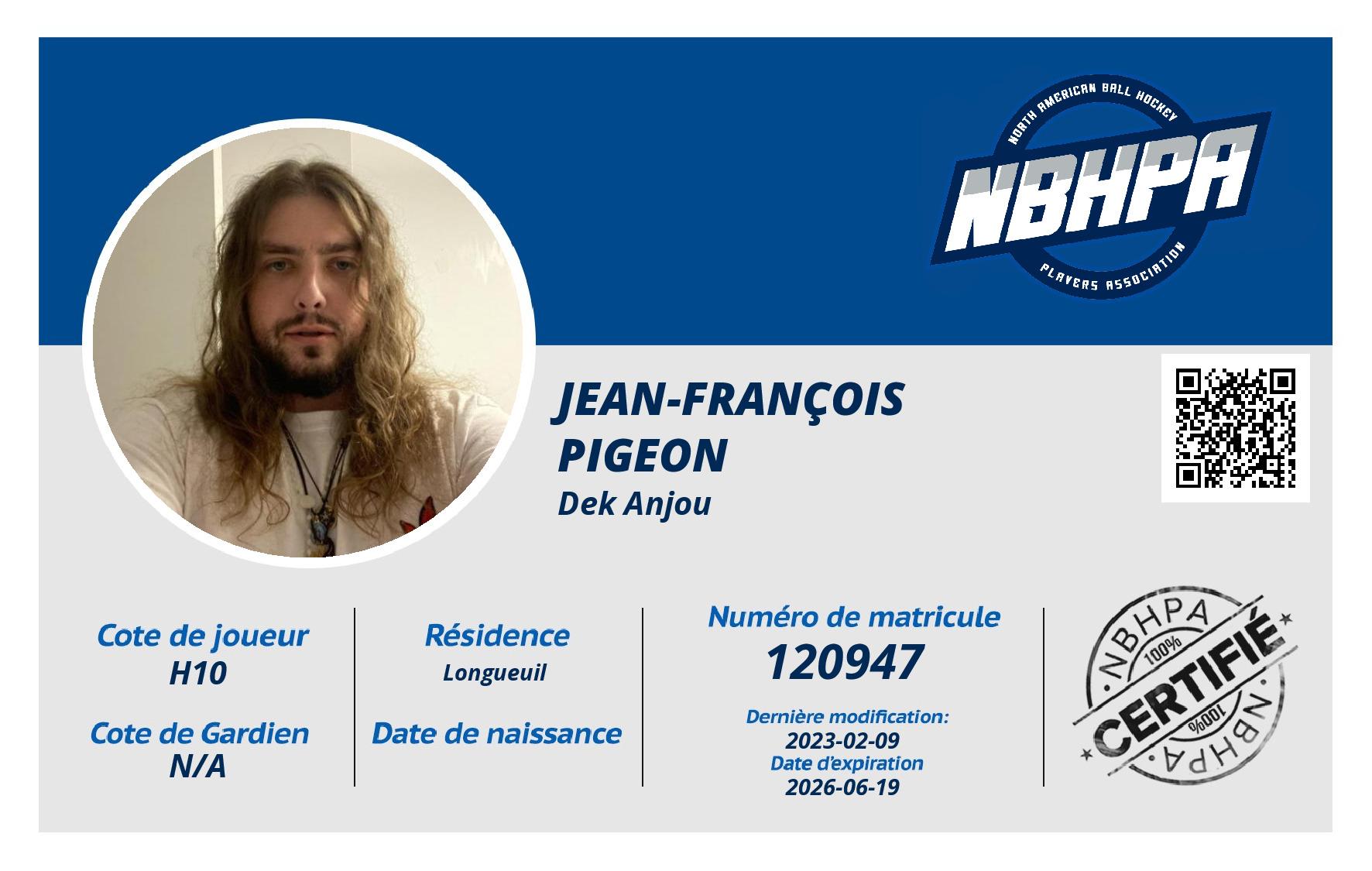 Jean-françois  Pigeon