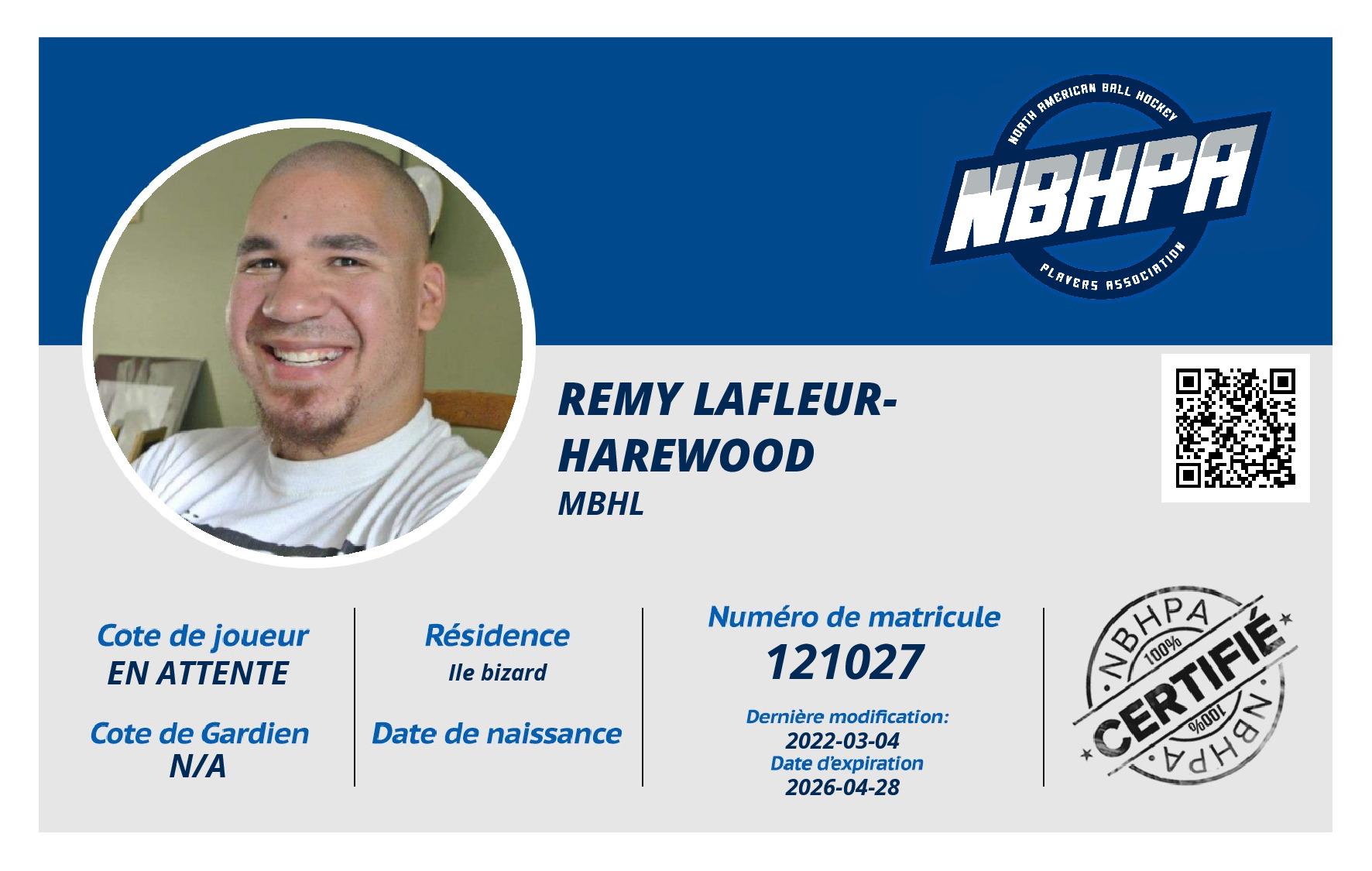 Remy Lafleur-Harewood