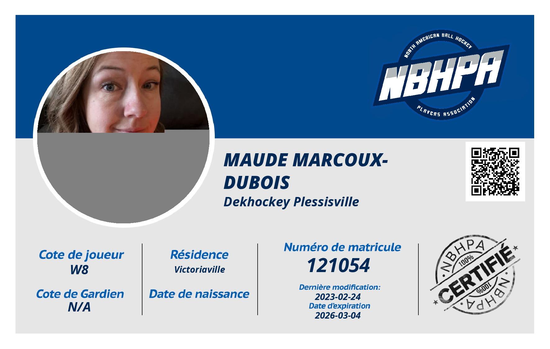 Maude Marcoux-Dubois