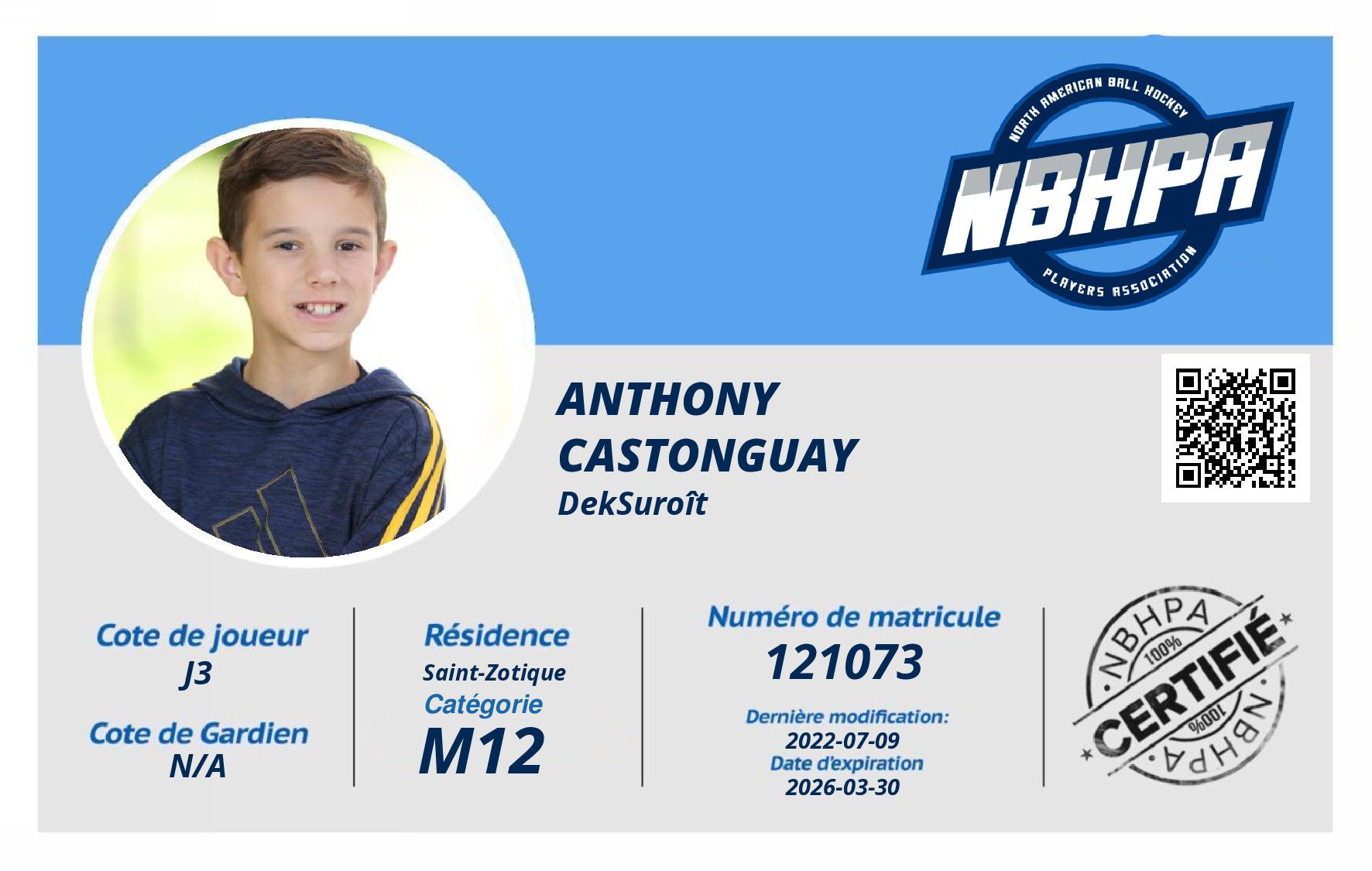 Anthony  Castonguay 