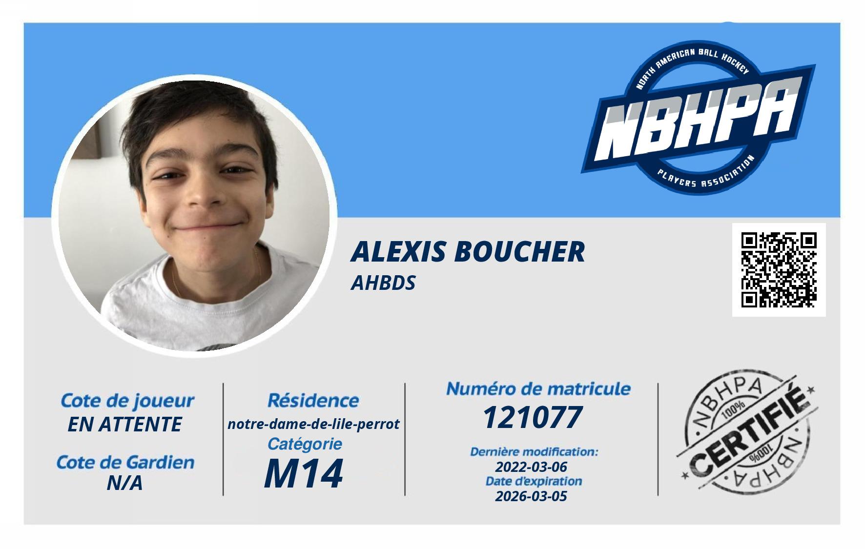 Alexis Boucher