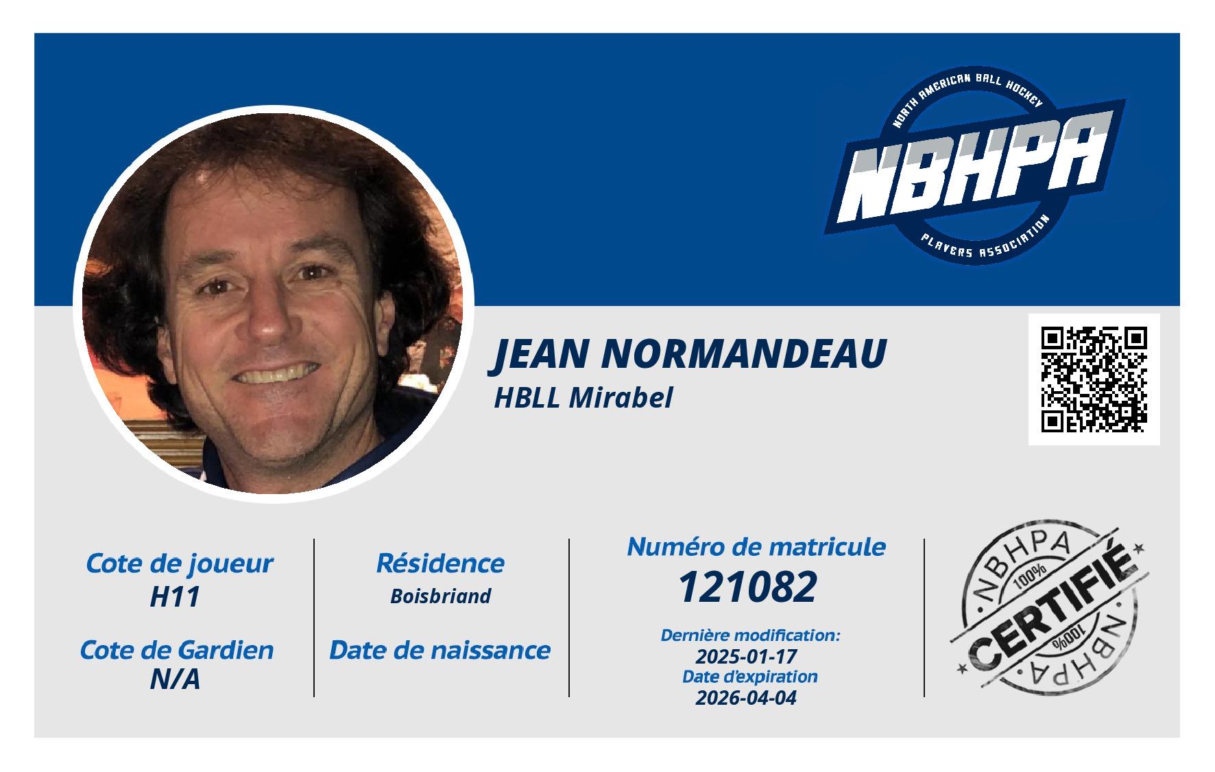 Jean Normandeau