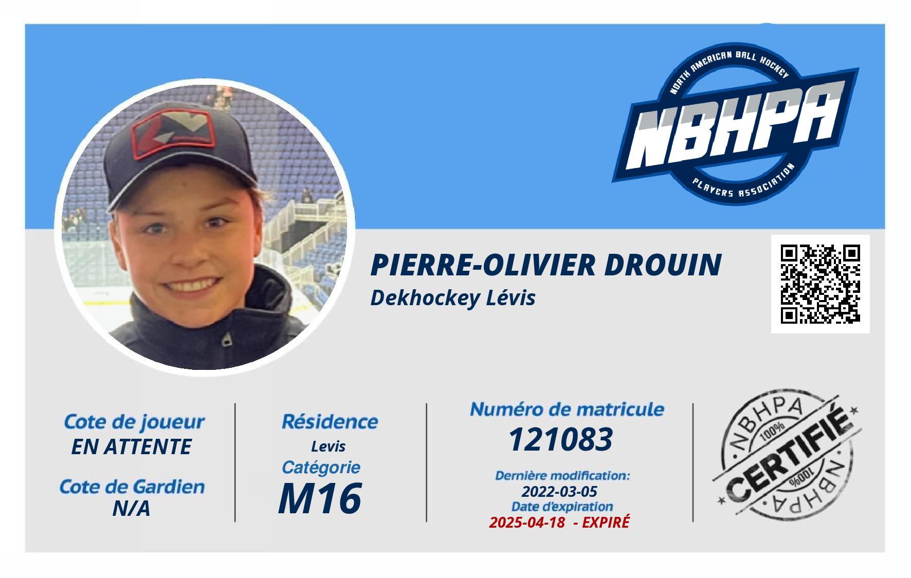 Pierre-olivier Drouin