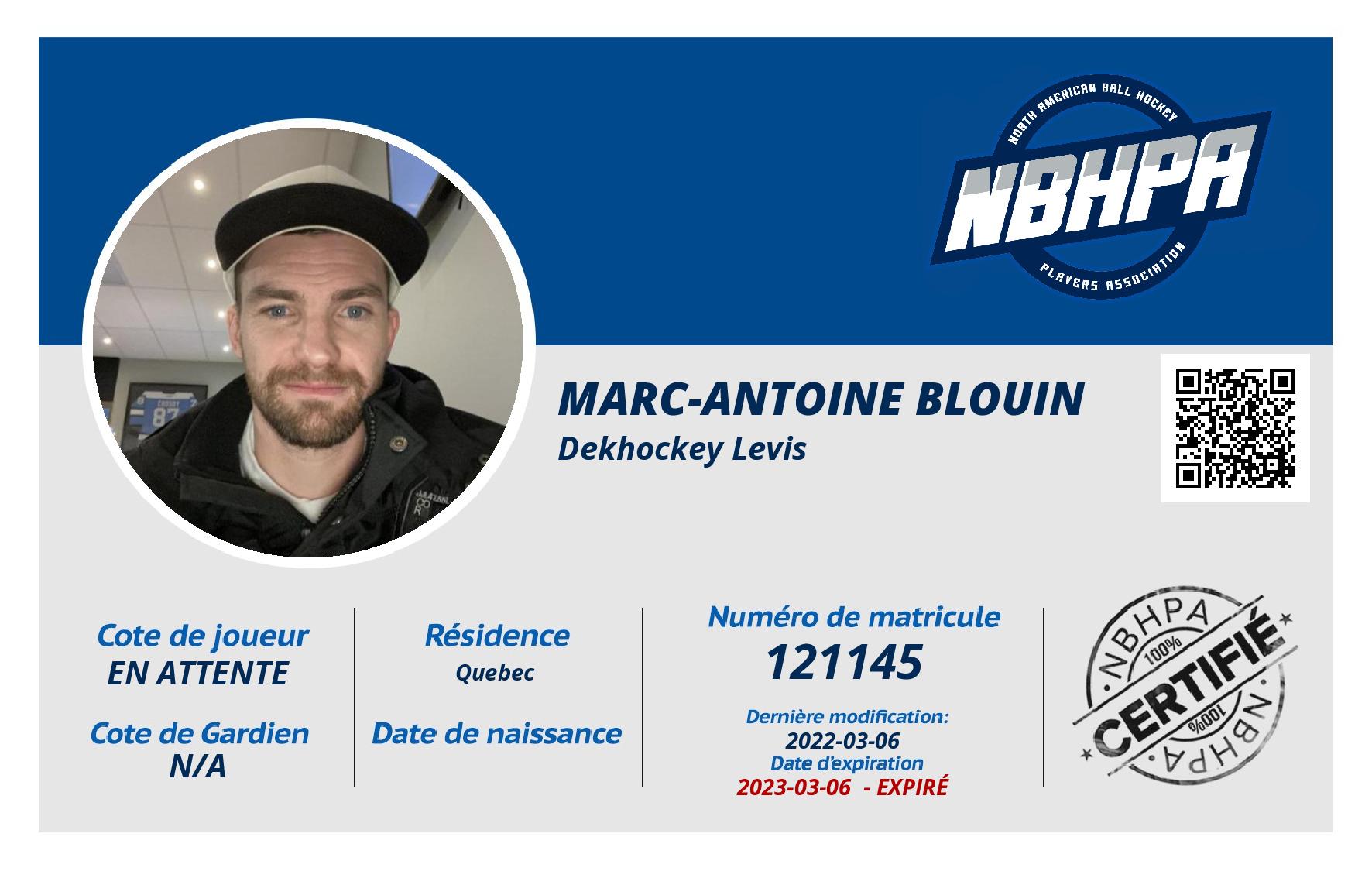 Marc-antoine Blouin
