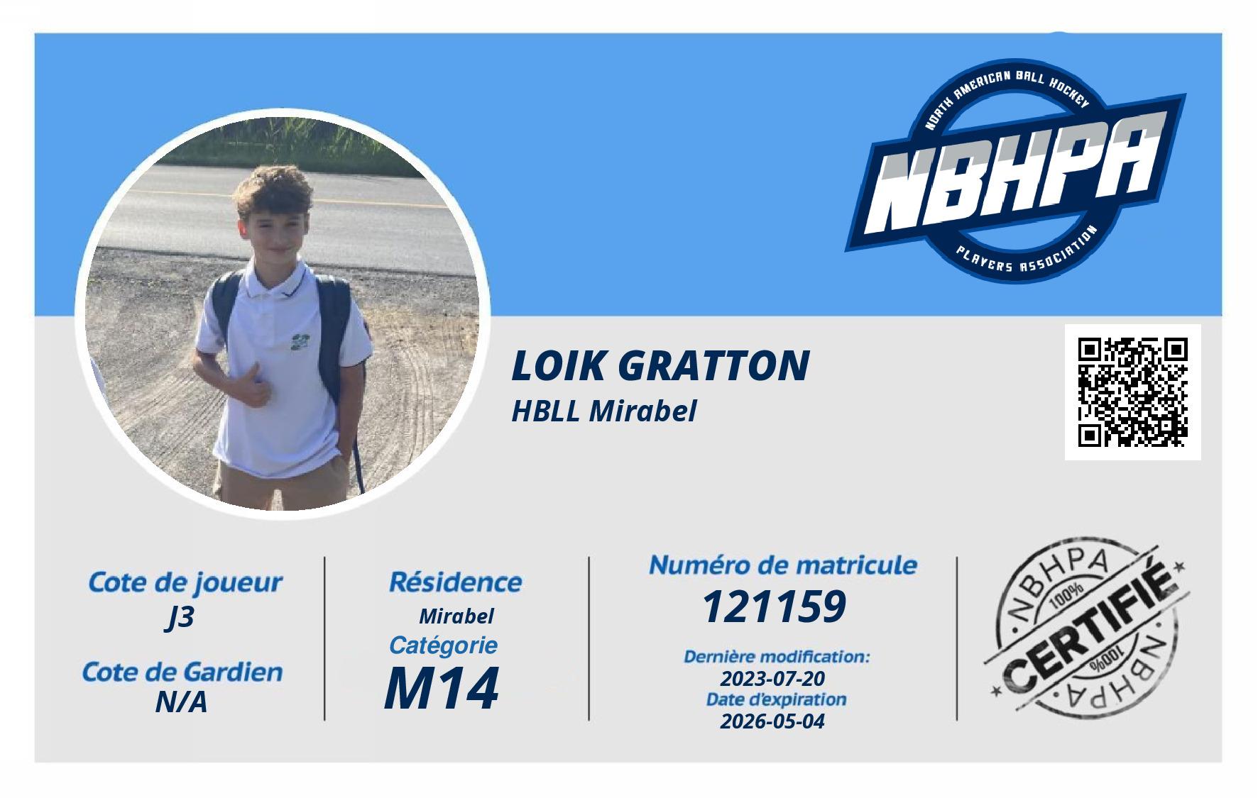 Loik Gratton
