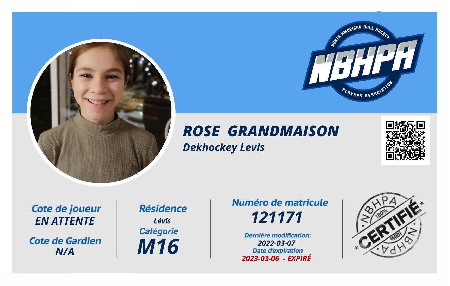 Rose  GrandMaison