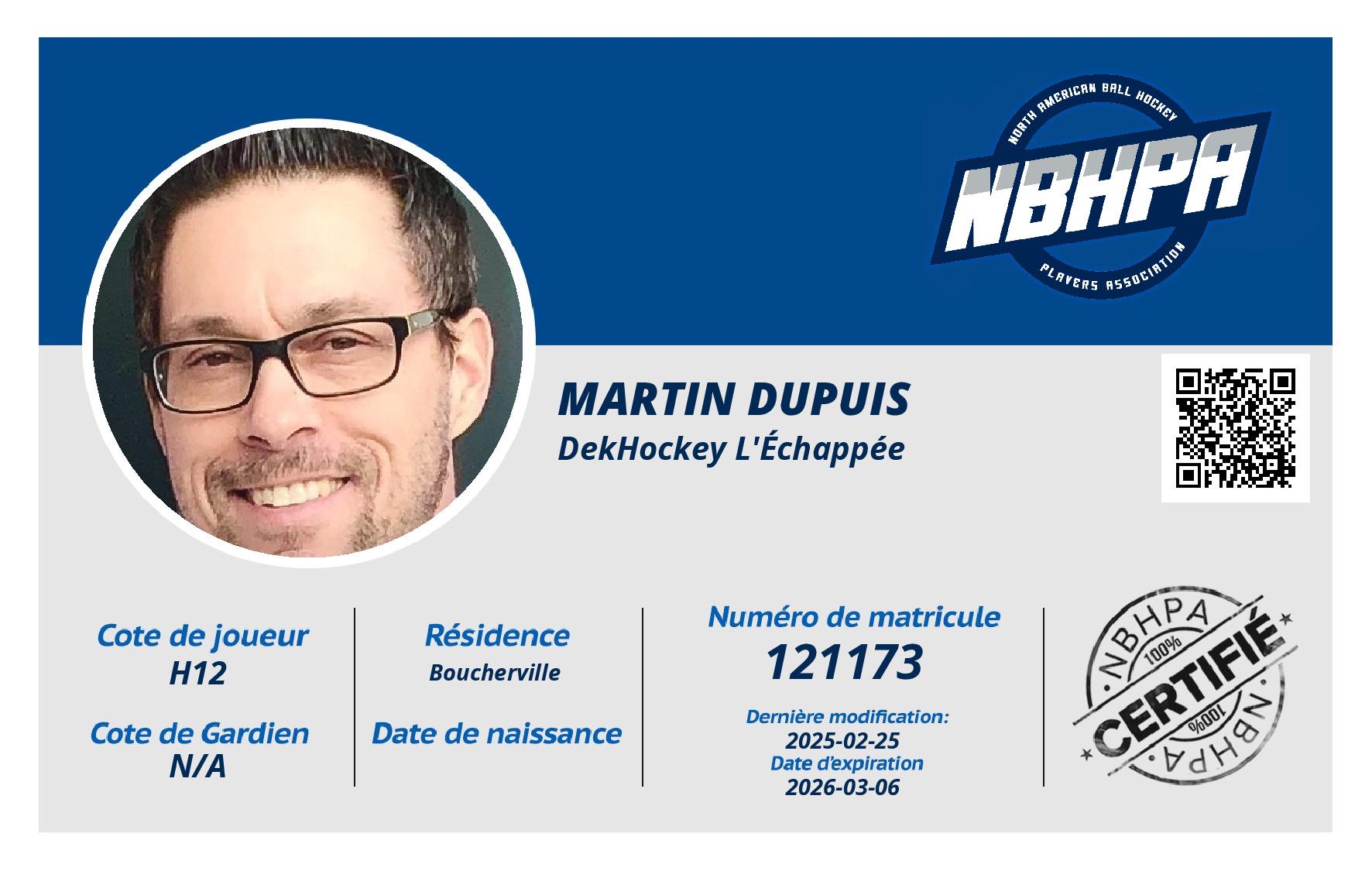Martin Dupuis