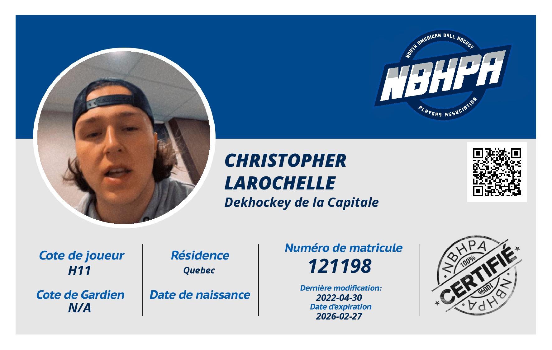 Christopher  Larochelle