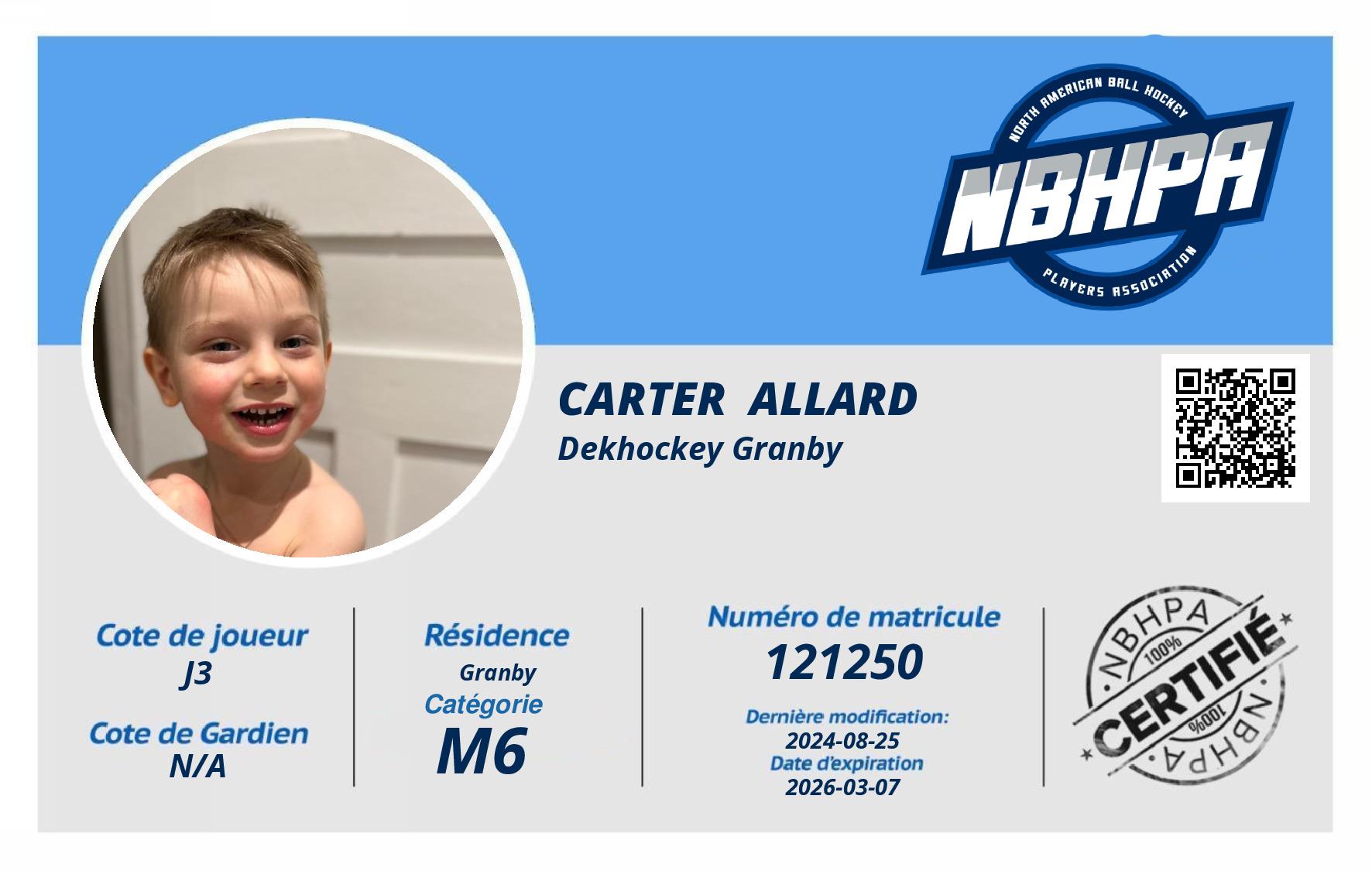 Carter  Allard