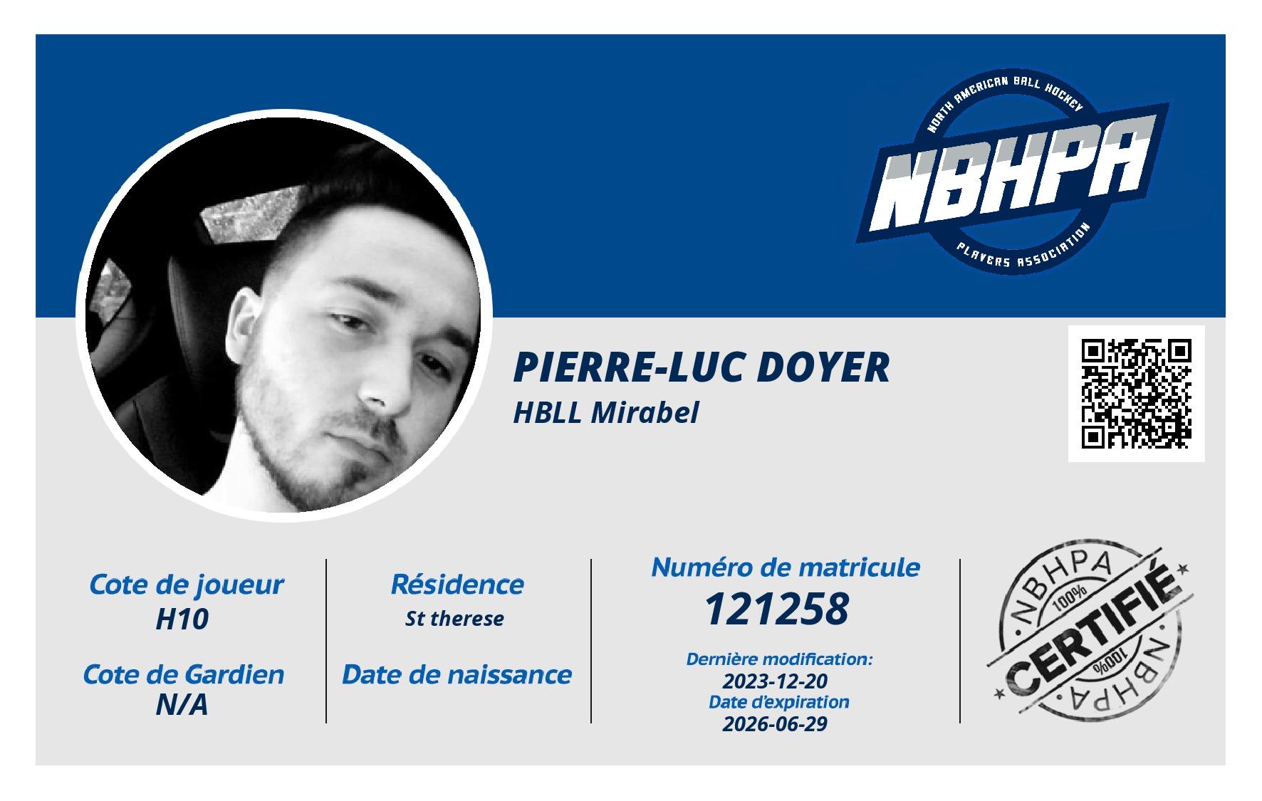 Pierre-luc Doyer