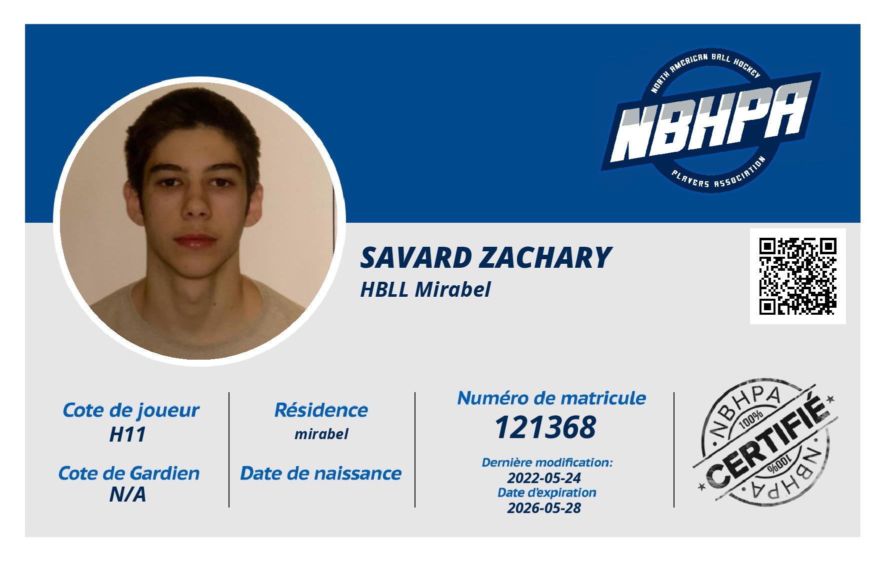 Savard Zachary