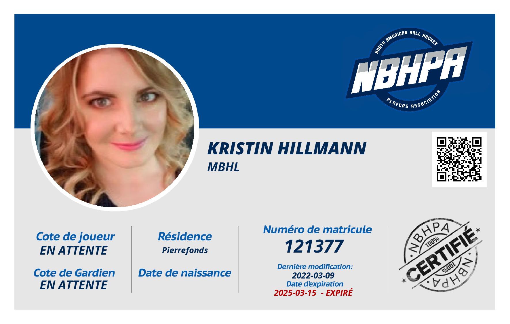 Kristin Hillmann