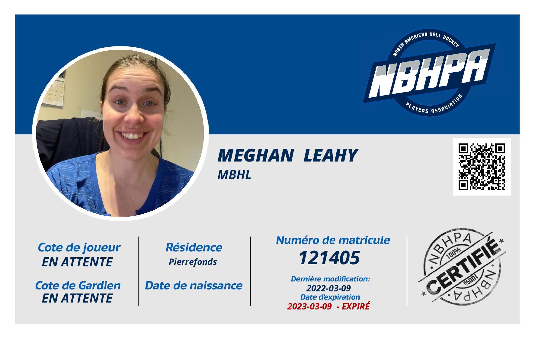 Meghan  Leahy 