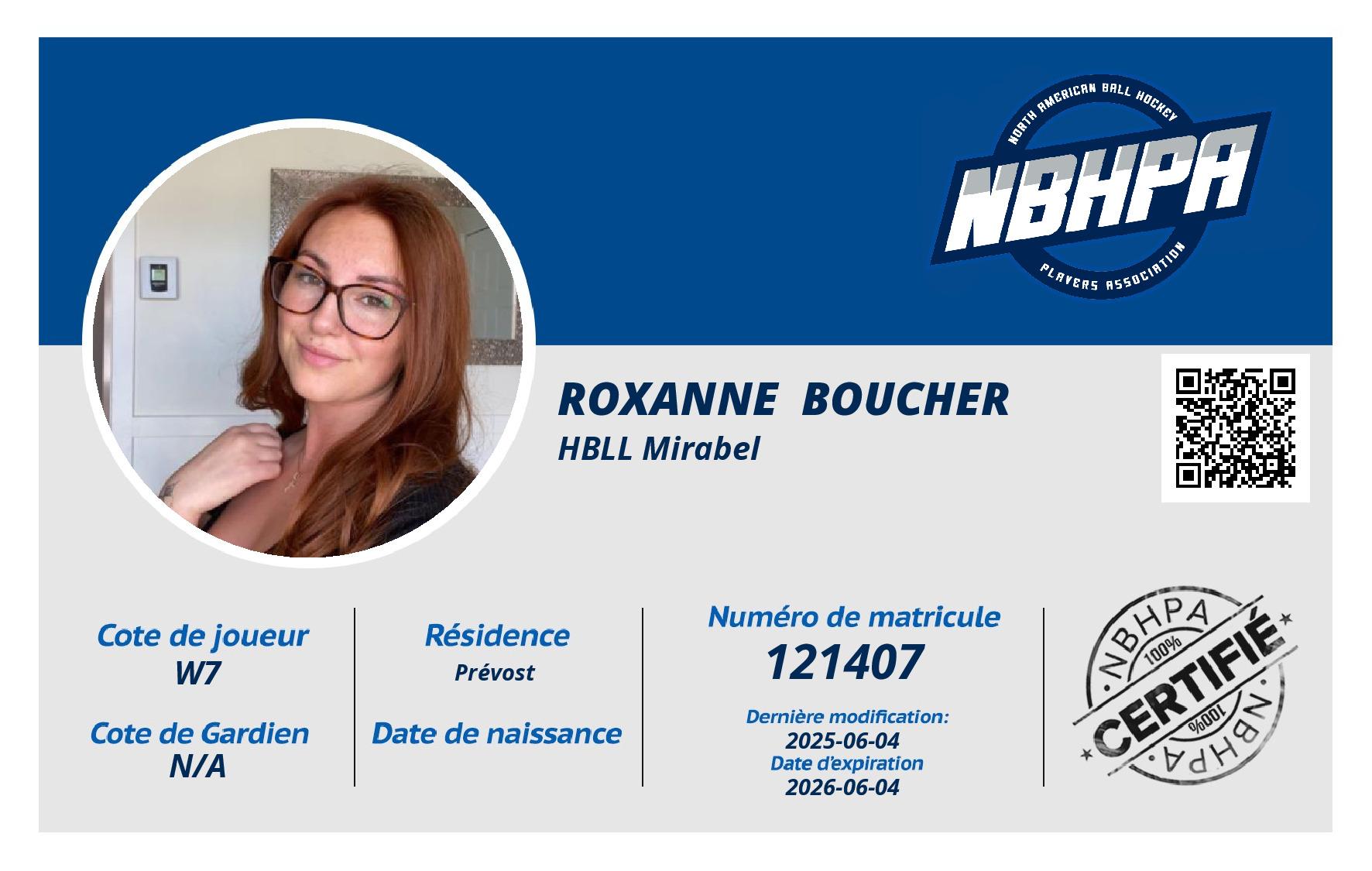 Roxanne  Boucher 