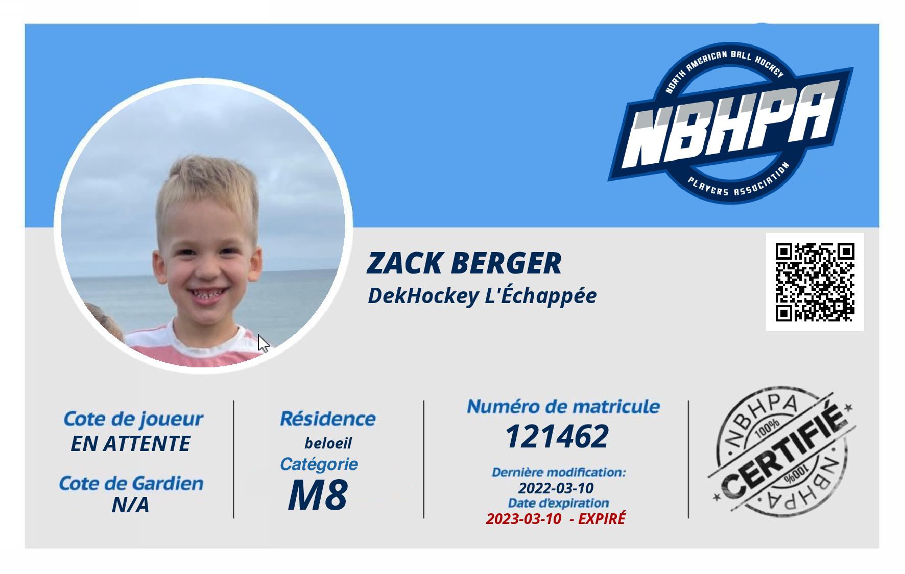 Zack Berger