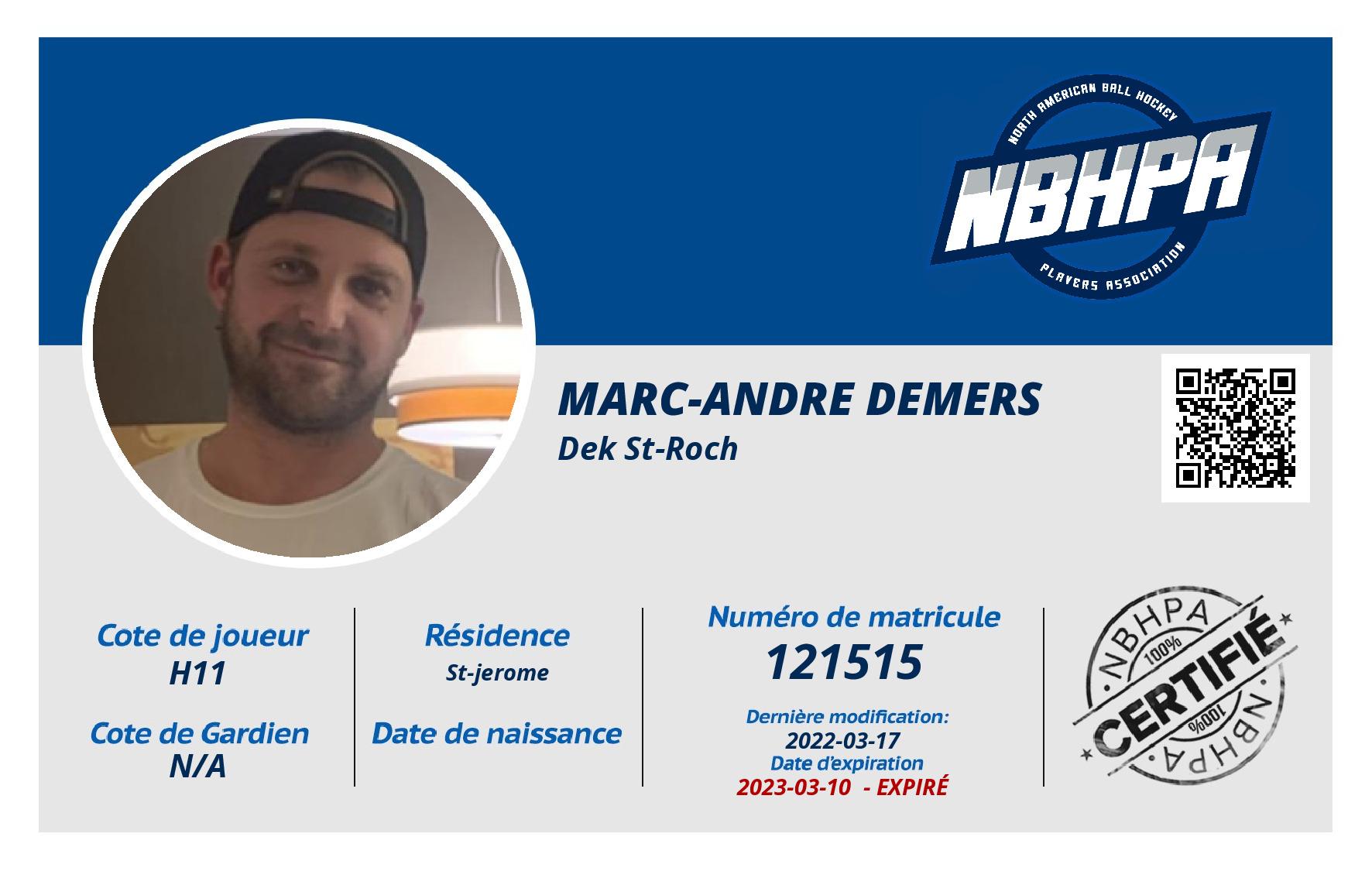 Marc-andre Demers