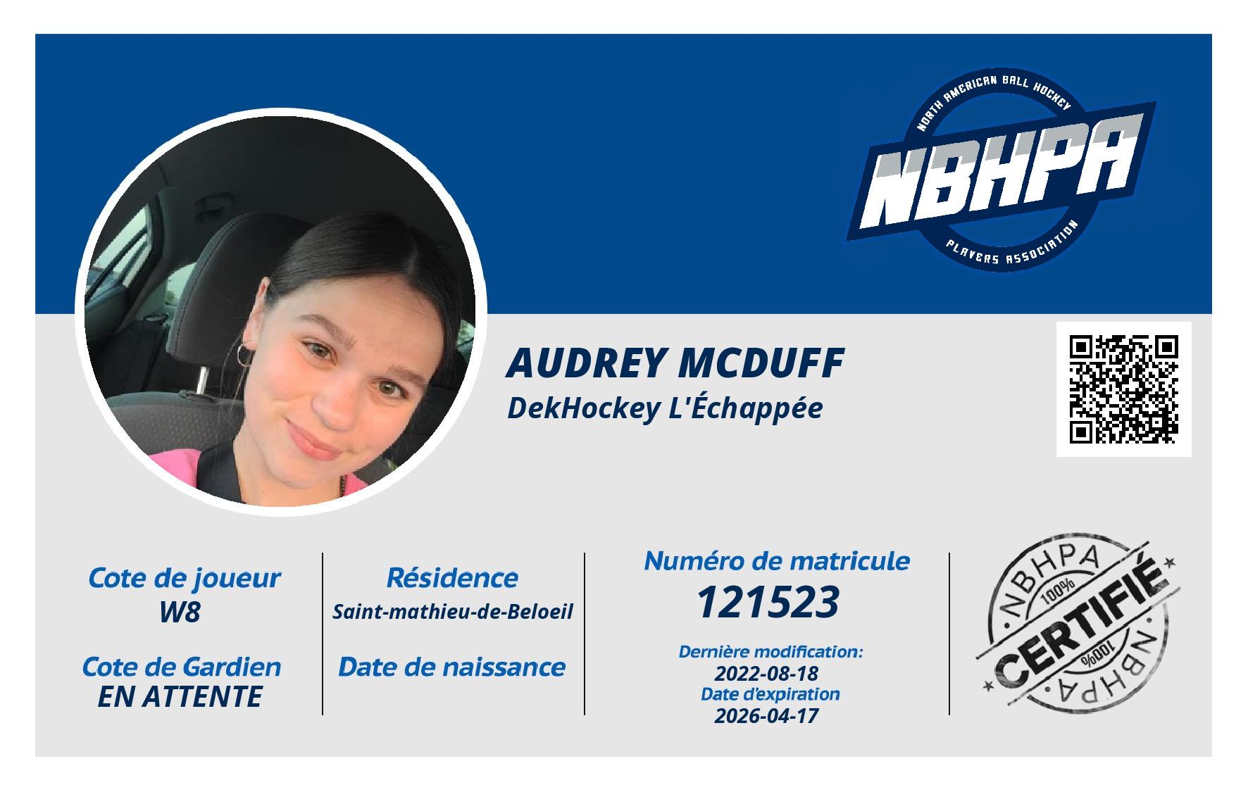 Audrey McDuff